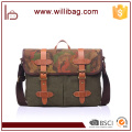 Bolso de hombro de Crossbody de los nuevos hombres de la vendimia Bolso de los hombres del camuflaje de la lona